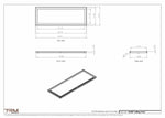 14x40-Modern-Ceiling-Vent Cover-TRM Metal- 40x14