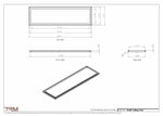 14x50-Modern-Ceiling-Vent Cover-TRM Metal- 50x14