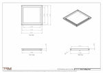 15x16-Modern-Ceiling-Vent Cover-TRM Metal- 16x15