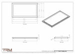 15x27.5 - Modern-Ceiling-Vent Cover-TRM Metal -  27.5x15