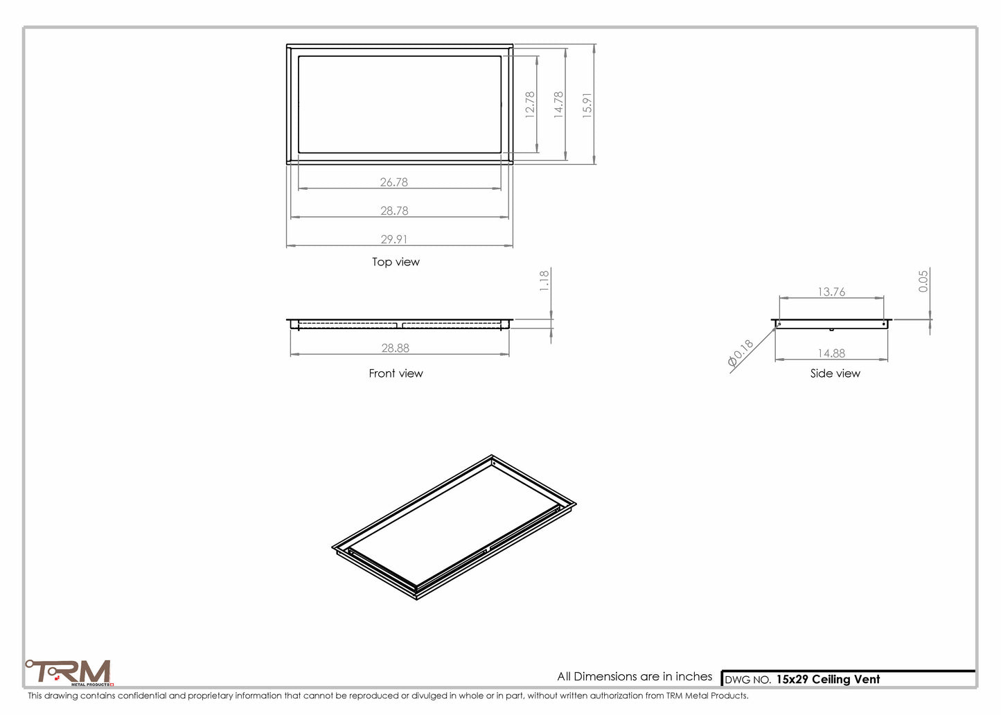 15x29-Modern-Ceiling-Vent Cover-TRM Metal- 29x15