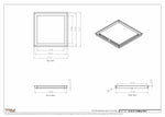 16.5x16 - Modern-Ceiling-Vent Cover-TRM Metal -  16x16.5