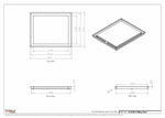16.5x20 - Modern-Ceiling-Vent Cover-TRM Metal -  20x16.5