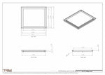 16x19-Modern-Ceiling-Vent Cover-TRM Metal- 19x16