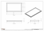 16x28-Modern-Ceiling-Vent Cover-TRM Metal- 28x16