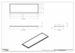 16x50-Modern-Ceiling-Vent Cover-TRM Metal- 50x16