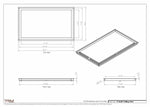 17.5x30 - Modern-Ceiling-Vent Cover-TRM Metal -  30x17.5