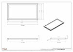 17.5x34 - Modern-Ceiling-Vent Cover-TRM Metal -  34x17.5