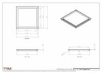 17x17-Modern-Ceiling-Vent Cover-TRM Metal 17x17
