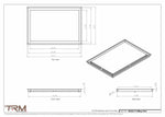 18x26.5 - Modern-Ceiling-Vent Cover-TRM Metal -  26.5x18