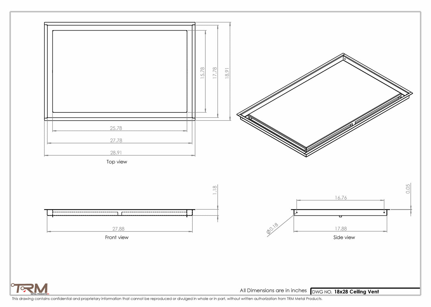18x28-Modern-Ceiling-Vent Cover-TRM Metal- 28x18
