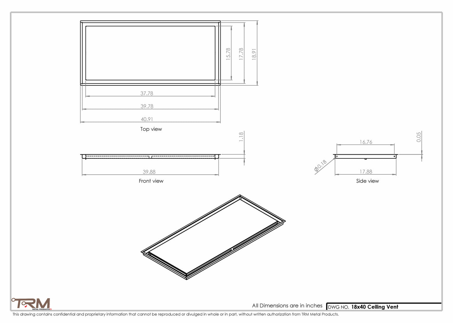 18x40-Modern-Ceiling-Vent Cover-TRM Metal- 40x18