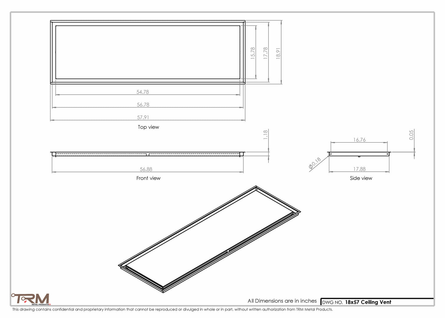 18x57-Modern-Ceiling-Vent Cover-TRM Metal- 57x18
