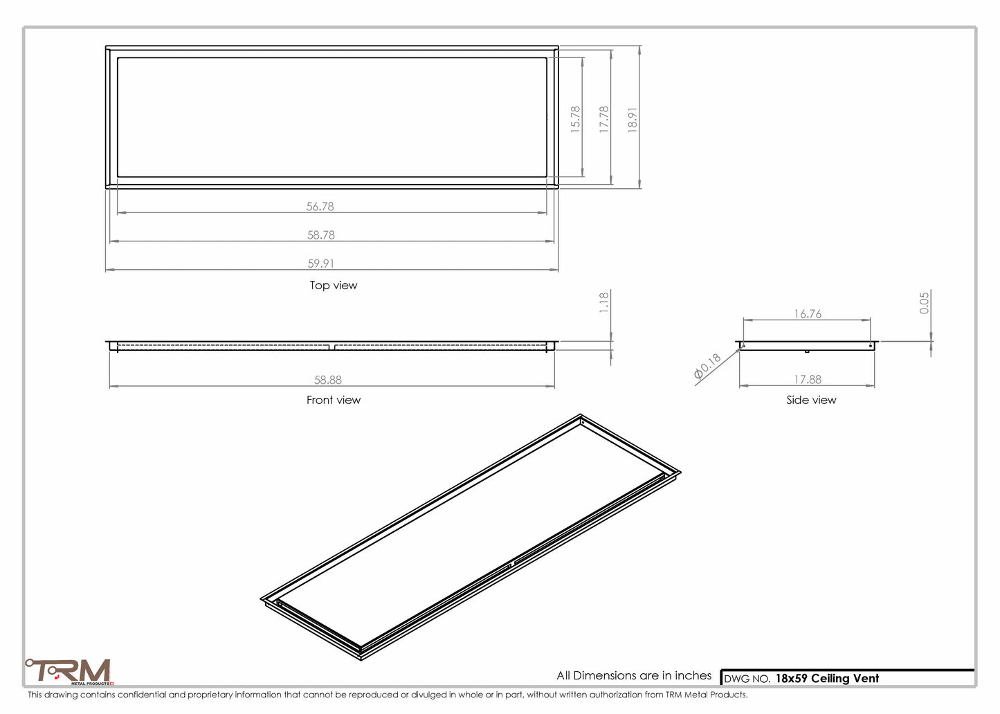18x59-Modern-Ceiling-Vent Cover-TRM Metal- 59x18