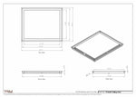 19.5x24 - Modern-Ceiling-Vent Cover-TRM Metal -  24x19.5