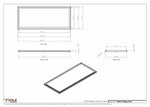 19x46-Modern-Ceiling-Vent Cover-TRM Metal- 46x19
