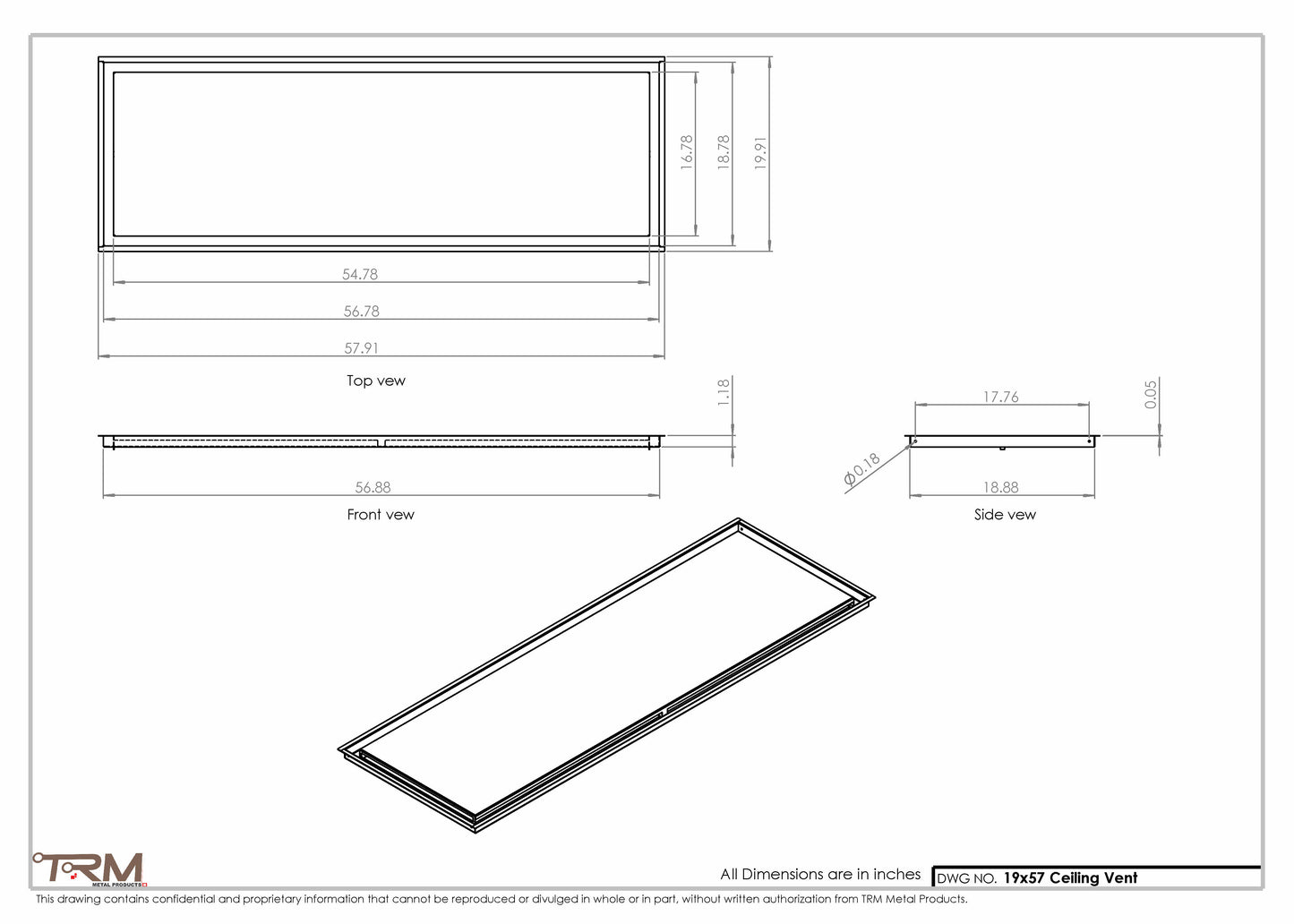 19x57-Modern-Ceiling-Vent Cover-TRM Metal- 57x19