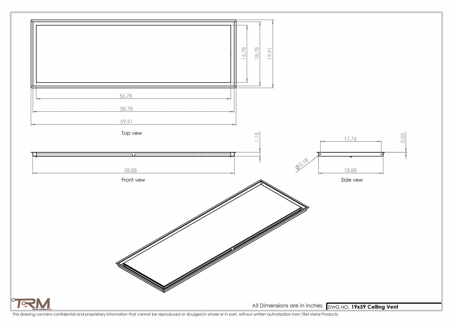 19x59-Modern-Ceiling-Vent Cover-TRM Metal- 59x19