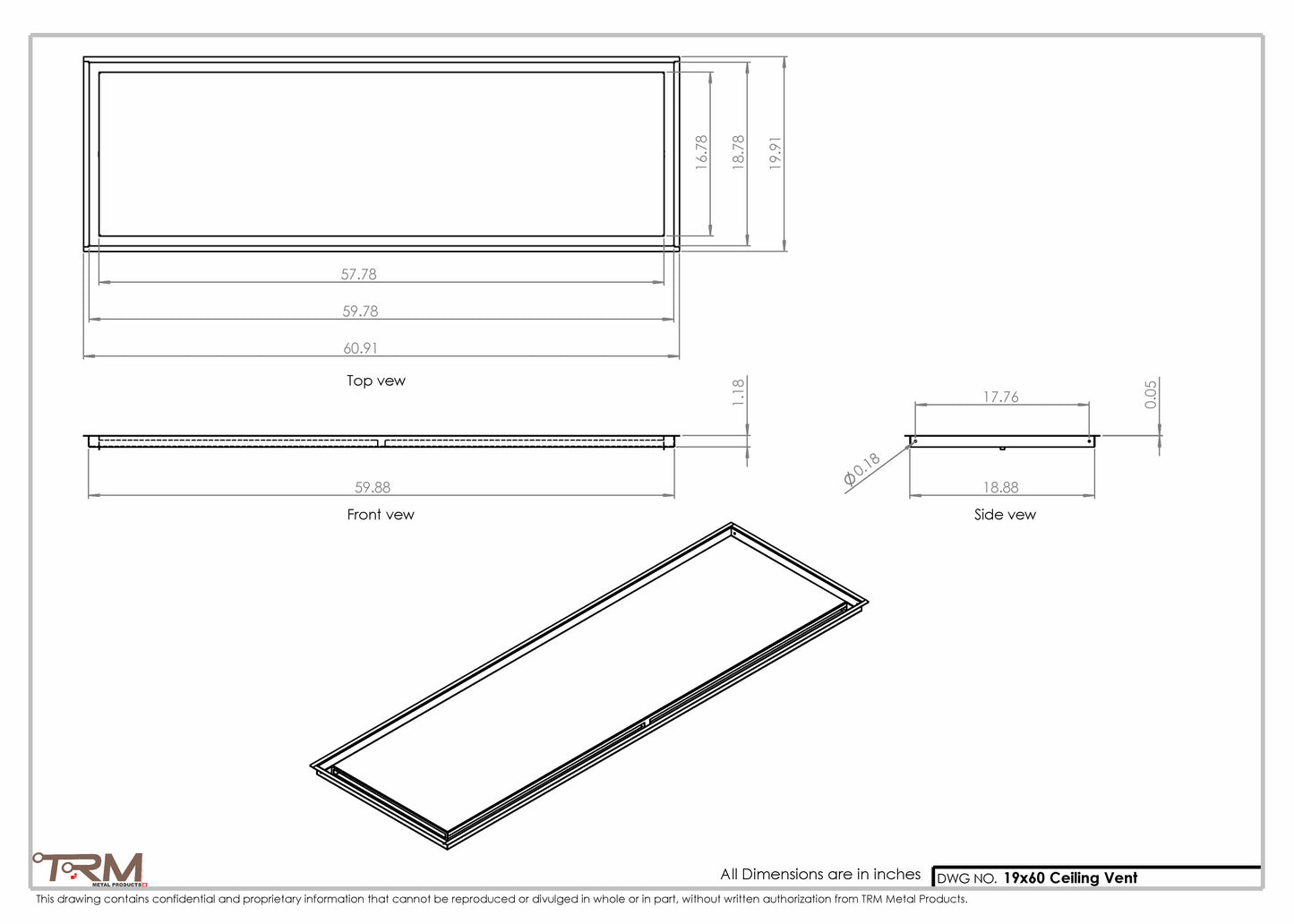 19x60-Modern-Ceiling-Vent Cover-TRM Metal- 60x19