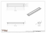2.5x18 - Modern-Ceiling-Vent Cover-TRM Metal -  18x2.5