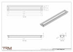 2.5x23 - Modern-Ceiling-Vent Cover-TRM Metal -  23x2.5