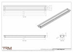 2.5x28 - Modern-Ceiling-Vent Cover-TRM Metal -  28x2.5