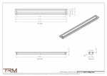 2.5x31 - Modern-Ceiling-Vent Cover-TRM Metal -  31x2.5