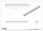 2.5x33 - Modern-Ceiling-Vent Cover-TRM Metal -  33x2.5