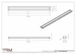 2.5x36 - Modern-Ceiling-Vent Cover-TRM Metal -  36x2.5