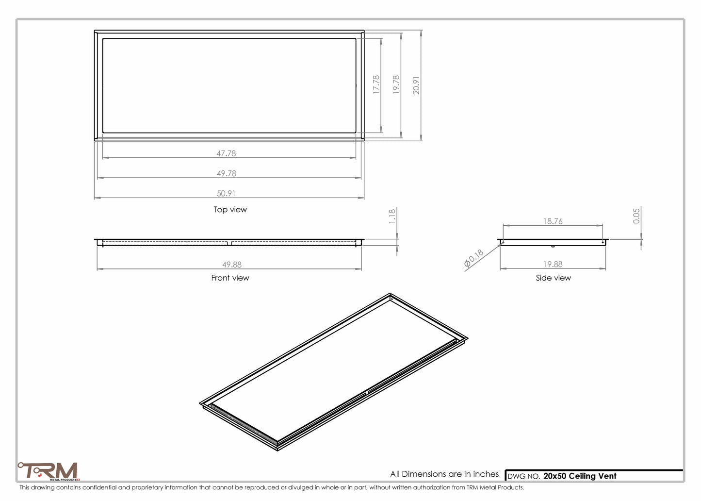 20x50-Modern-Ceiling-Vent Cover-TRM Metal- 50x20