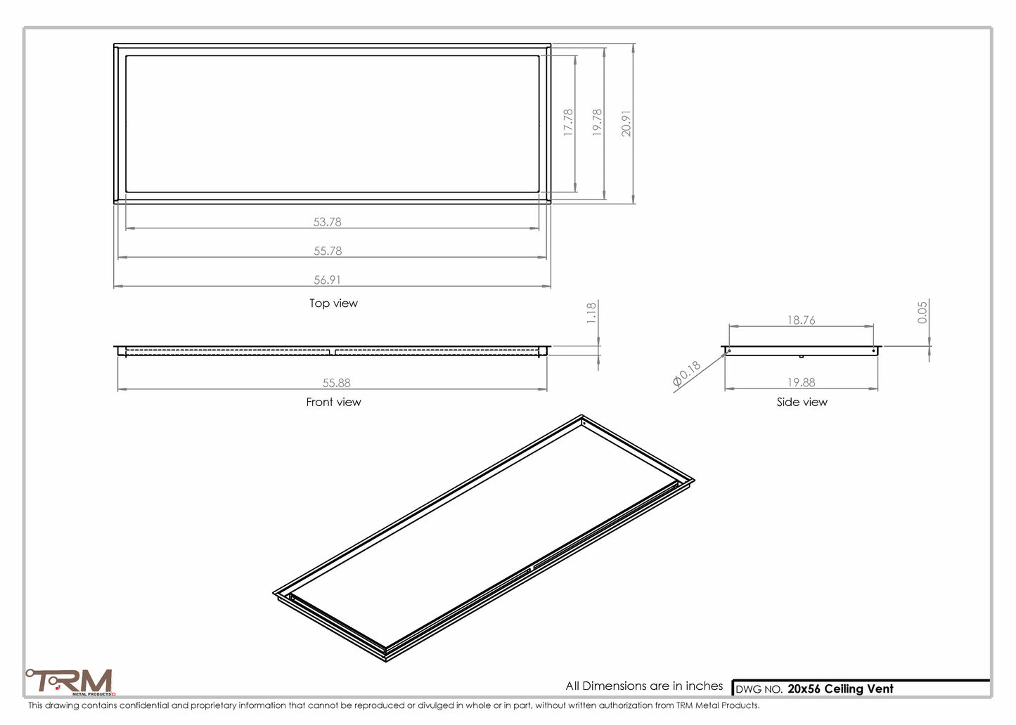 20x56-Modern-Ceiling-Vent Cover-TRM Metal- 56x20