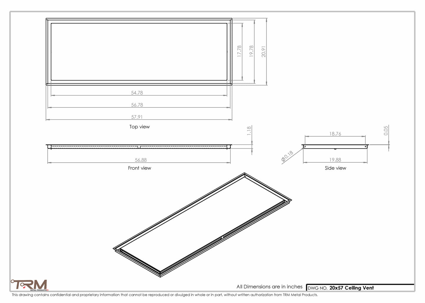 20x57-Modern-Ceiling-Vent Cover-TRM Metal- 57x20