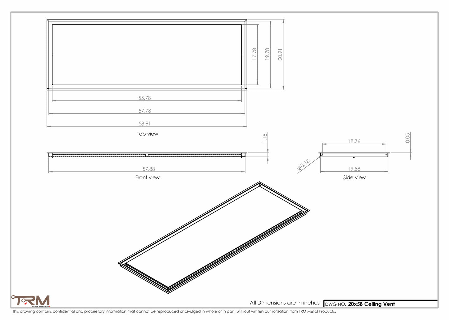 20x58-Modern-Ceiling-Vent Cover-TRM Metal- 58x20