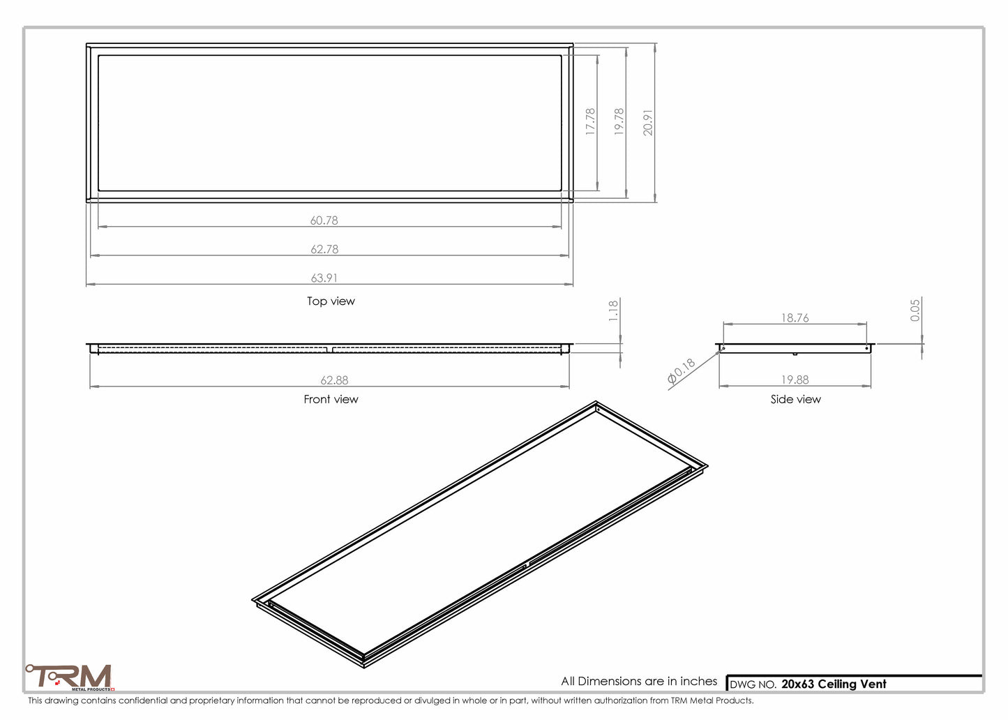 20x63-Modern-Ceiling-Vent Cover-TRM Metal- 63x20