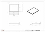 21.5x28 - Modern-Ceiling-Vent Cover-TRM Metal -  28x21.5