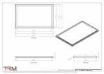 22x35.5 - Modern-Ceiling-Vent Cover-TRM Metal -  35.5x22