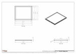 23.5x29 - Modern-Ceiling-Vent Cover-TRM Metal -  29x23.5