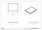 23.5x30 - Modern-Ceiling-Vent Cover-TRM Metal -  30x23.5