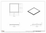 24.5x26 - Modern-Ceiling-Vent Cover-TRM Metal -  26x24.5