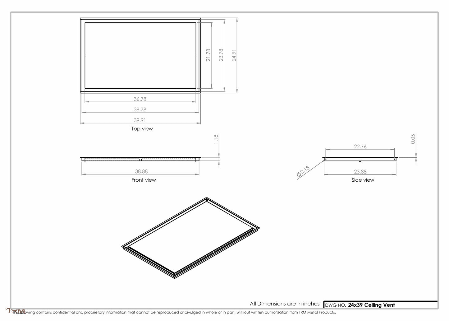 24x39-Modern-Ceiling-Vent Cover-TRM Metal- 39x24
