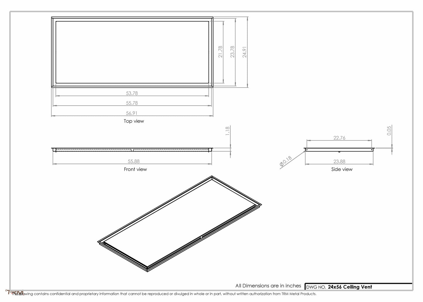 24x56-Modern-Ceiling-Vent Cover-TRM Metal- 56x24