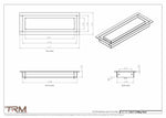 3.5x11 - Modern-Ceiling-Vent Cover-TRM Metal -  11x3.5