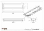 3.5x15 - Modern-Ceiling-Vent Cover-TRM Metal -  15x3.5
