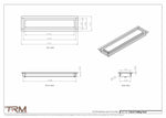 3.5x16 - Modern-Ceiling-Vent Cover-TRM Metal -  16x3.5