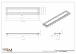 3.5x21 - Modern-Ceiling-Vent Cover-TRM Metal -  21x3.5