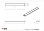 3.5x29 - Modern-Ceiling-Vent Cover-TRM Metal -  29x3.5