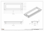4.5x13 - Modern-Ceiling-Vent Cover-TRM Metal -  13x4.5