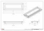 4.5x14 - Modern-Ceiling-Vent Cover-TRM Metal -  14x4.5