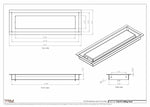 4.5x15 - Modern-Ceiling-Vent Cover-TRM Metal -  15x4.5