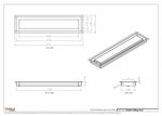 4.5x20 - Modern-Ceiling-Vent Cover-TRM Metal -  20x4.5